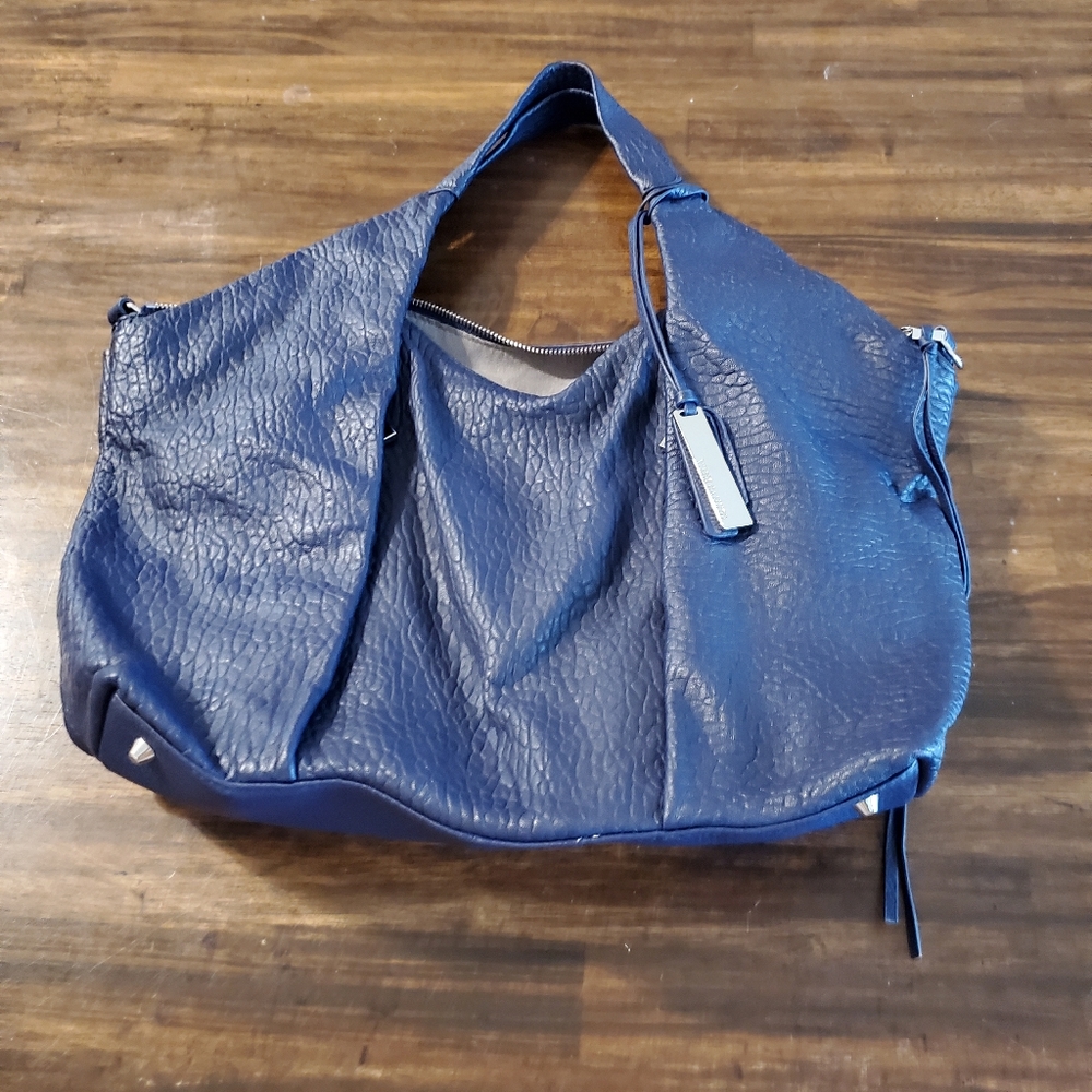 Vince Camuto Convertible Lamb Leather Pleated Tote - Steph - Picture 2 of 10
